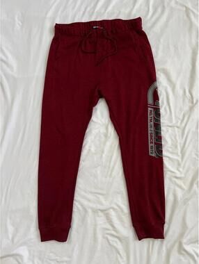 Ecko Unltd men’s size XL burgundy fleece jogger sweatpants